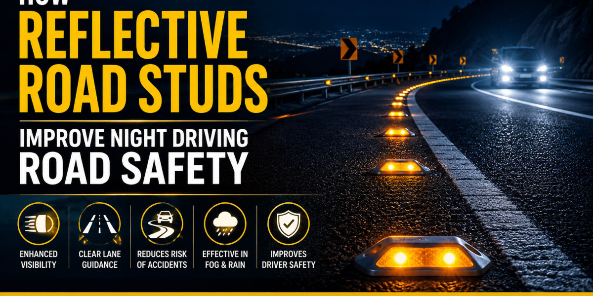 How Reflective Road Studs Improve Night Driving Road Safety