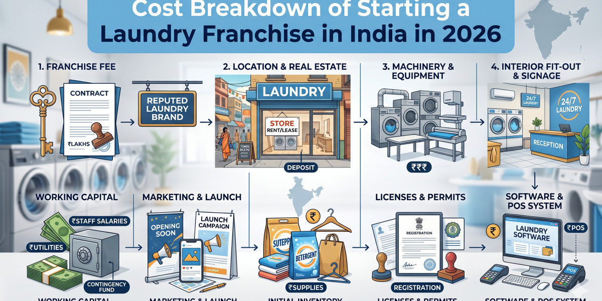 Cost Breakdown of Starting a Laundry Franchise in India in 2026