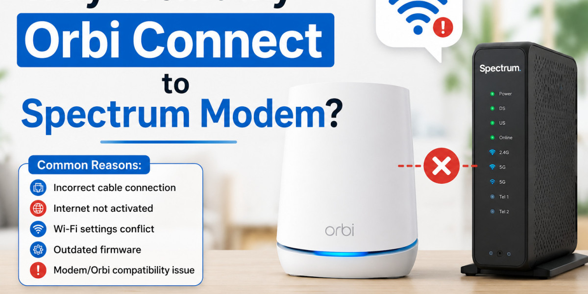 Why Won’t My Orbi Connect to Spectrum Modem?