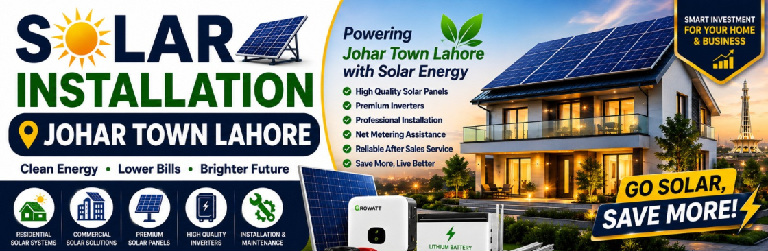 Solar installation Johar Town Lahore Cover Image