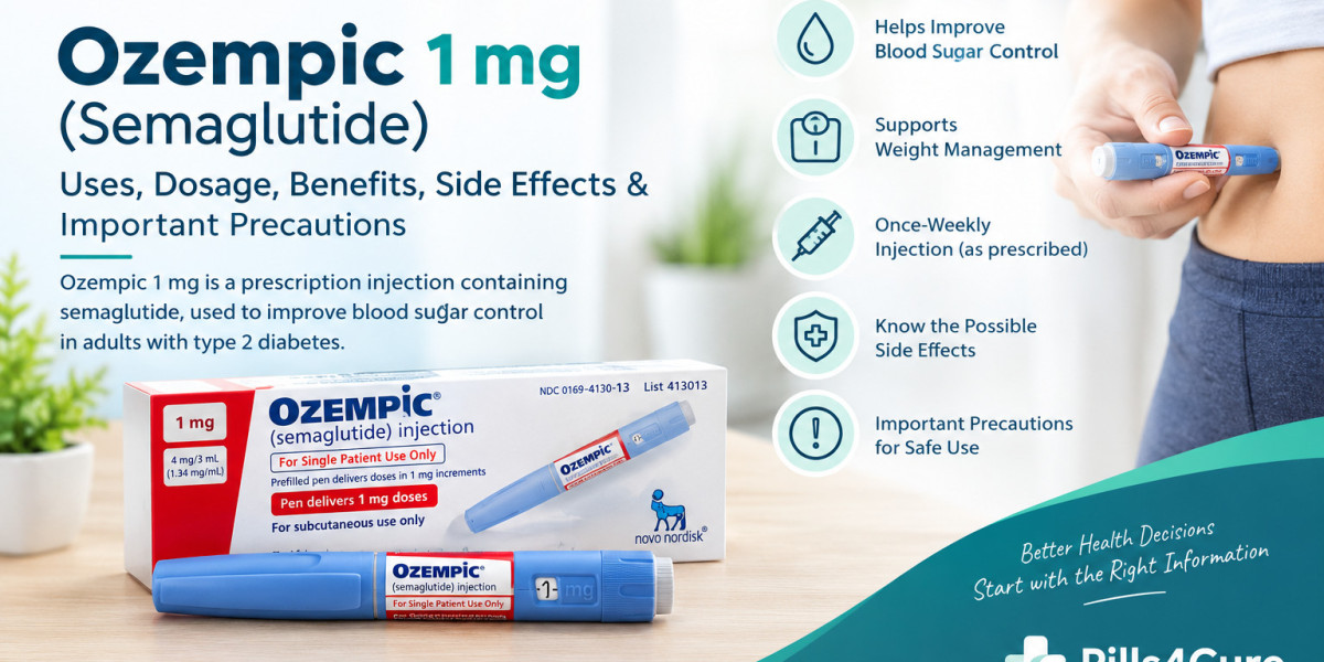 Ozempic 1 mg (Semaglutide): Uses, Dosage, Side Effects & UK Safety Guide